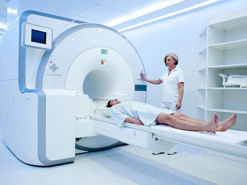 MRI diagnosis of discharge during awakening